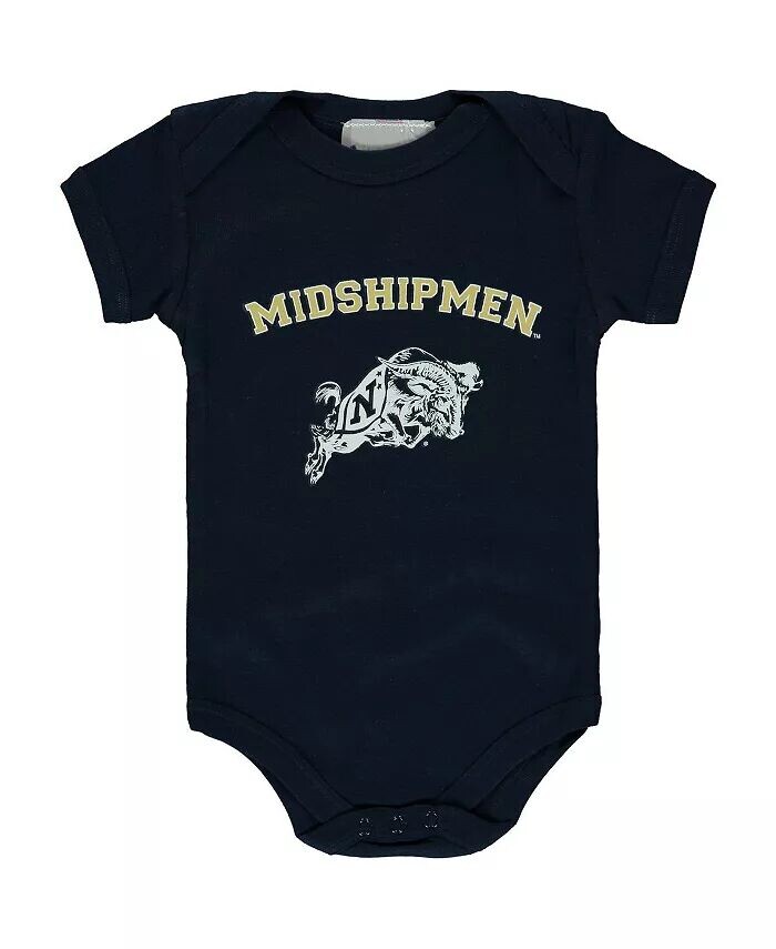 

Боди Navy Midshipmen Arch & Logo для новорожденных и младенцев, мальчиков и девочек Two Feet Ahead