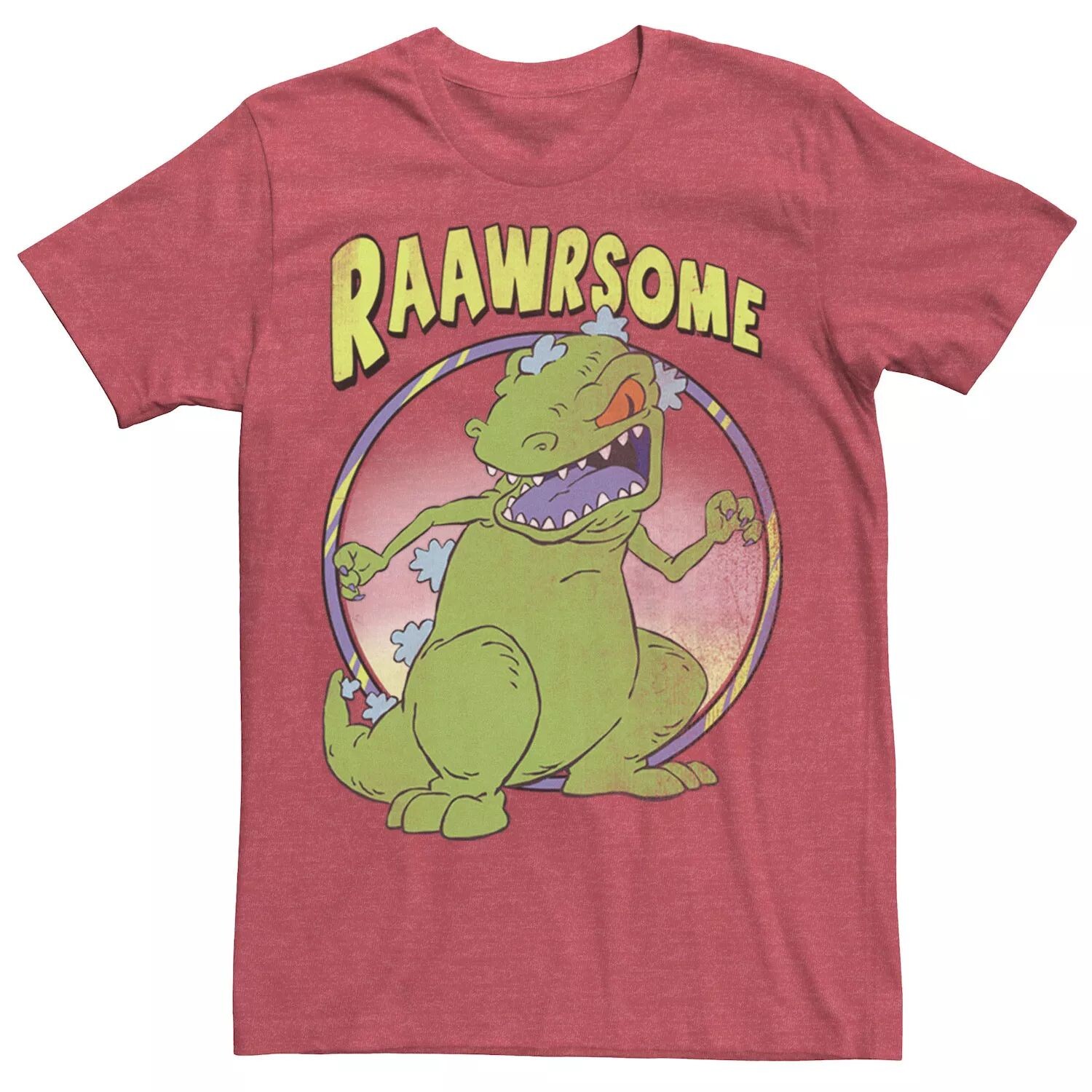 

Мужская футболка RugRats Reptar Raawrsome Licensed Character