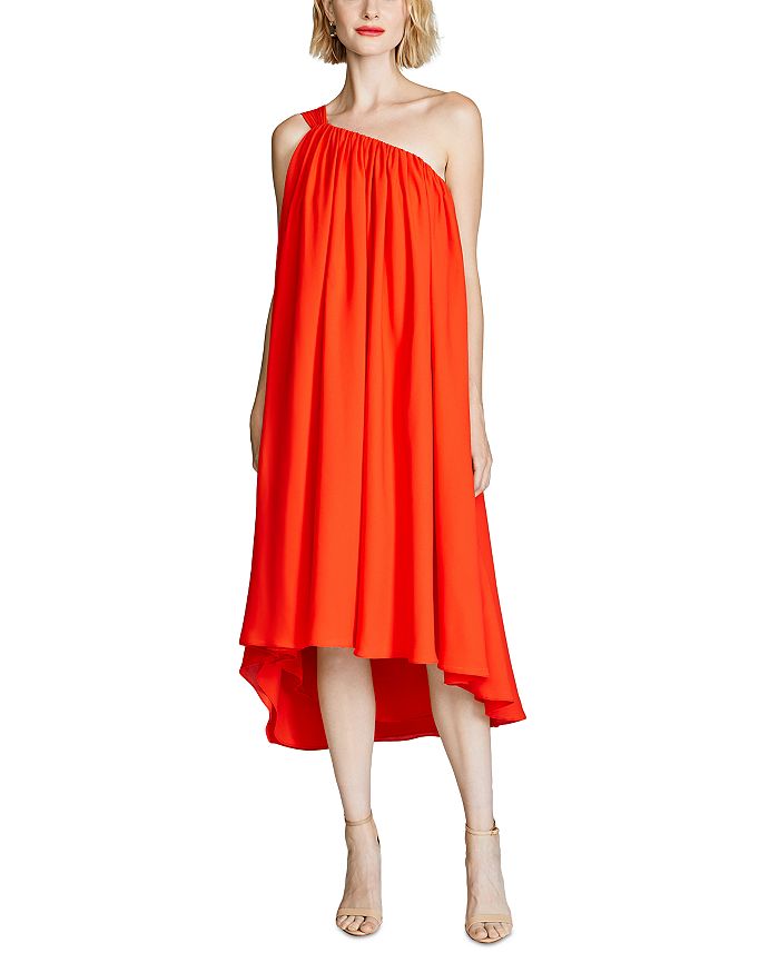 

Рафаэль Жоржетт Миди Платье HALSTON, оранжевый