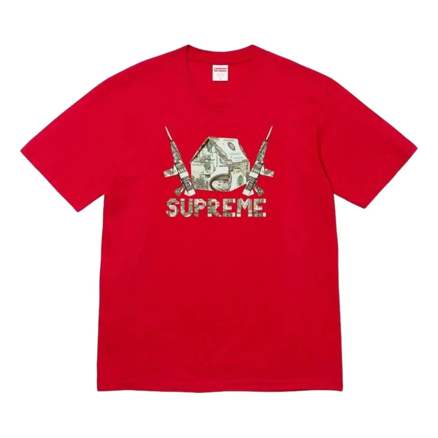Футболка Supreme SS26 Origami, красная, SUP-SS26-160-RED
