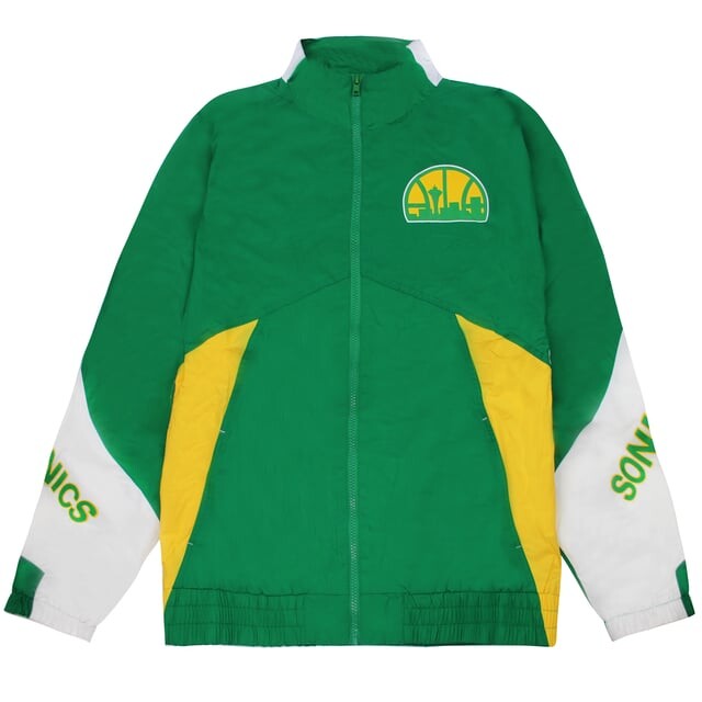 

Мужская ветровка Mitchell & ness seattle supersonics Mitchell And Ness, зеленый