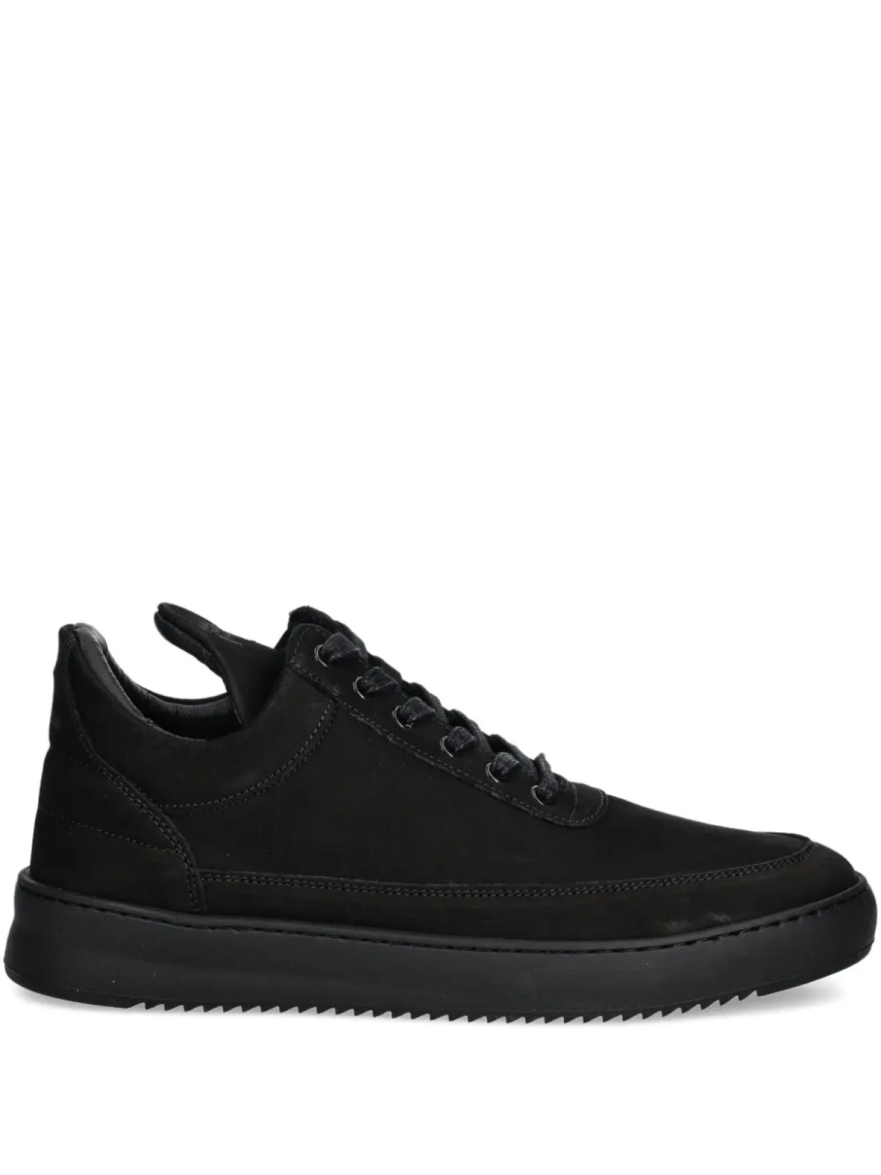 

Кроссовки на шнуровке с эффектом ряби Filling Pieces, черный