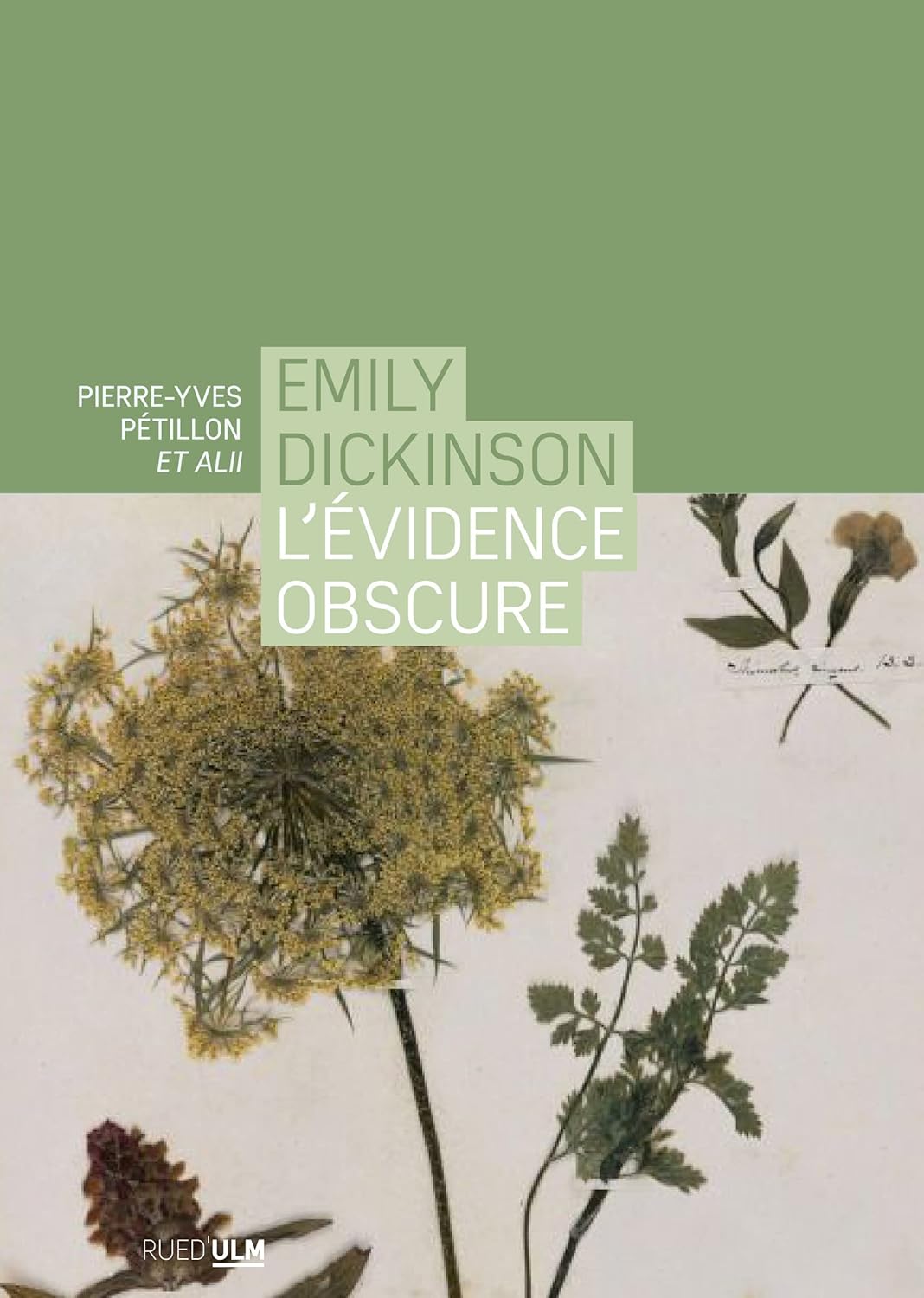 

Emily Dickinson: L'évidence osbcure (ULM)