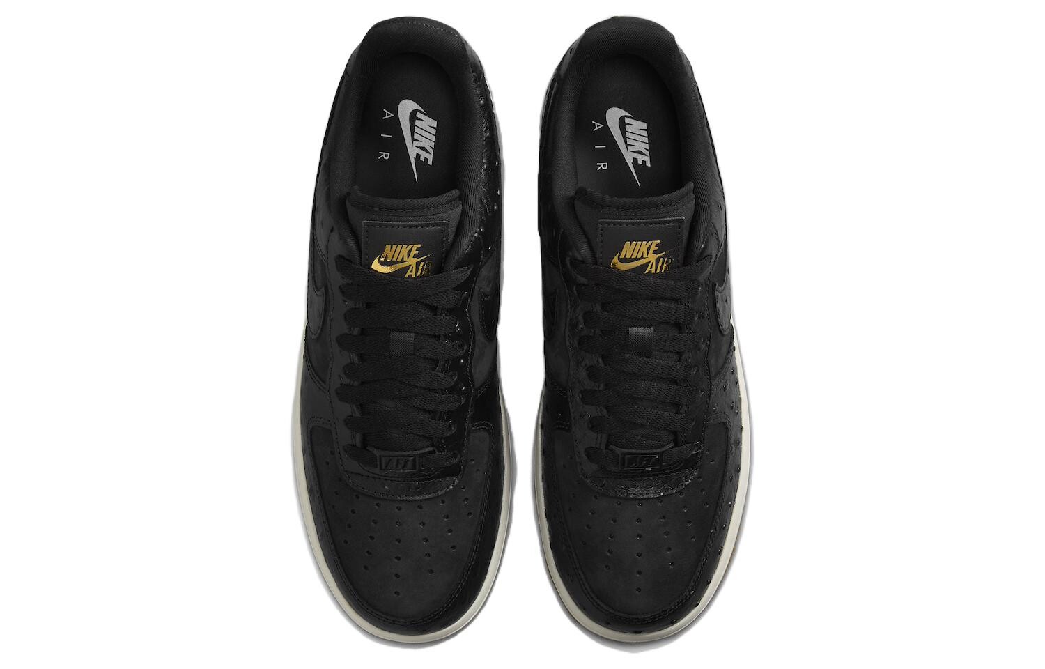 Мужские кроссовки Nike Air Force 1, черные — фото 4