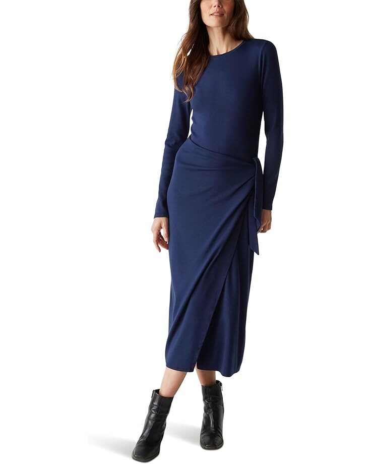 

Платье Michael Stars Yessenia Faux Wrap Midi Dress, цвет Nocturnal