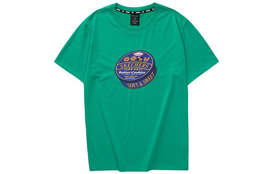 

Skechers Футболки Unisex Leaf Green с круглым вырезом, Зеленый, Skechers Футболки Unisex Leaf Green с круглым вырезом