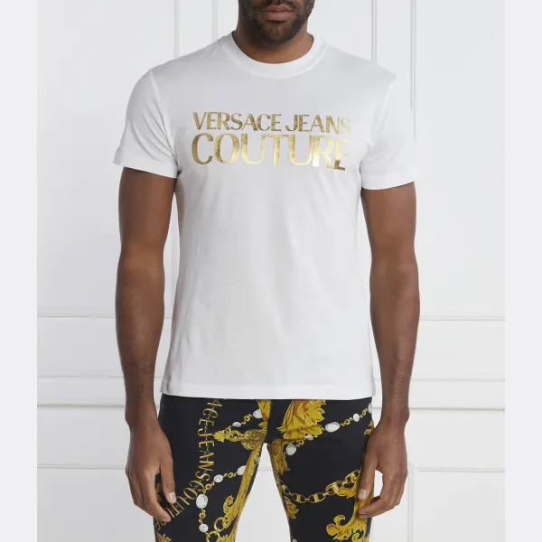 

Футболка узкого кроя Versace, белый