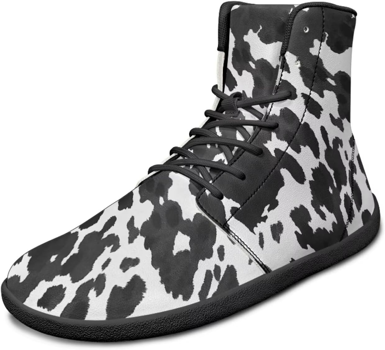 

Высокие кроссовки для мужчин с широким носком, для босой ноги, противоскользящие, для занятий на улице, ходьбы и тренировок, ботинки до щиколотки Xixirimido, Cow