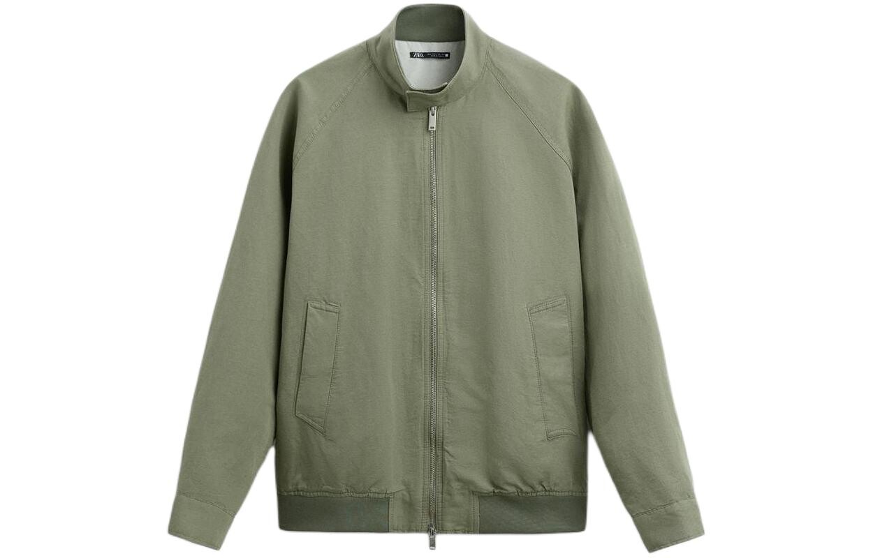 

Куртка мужская светло-зеленая Zara, светло-зеленый