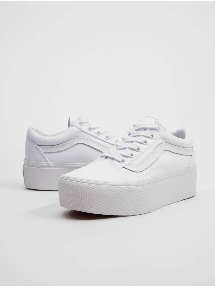 

Кроссовки на шнуровке Vans, цвет true white