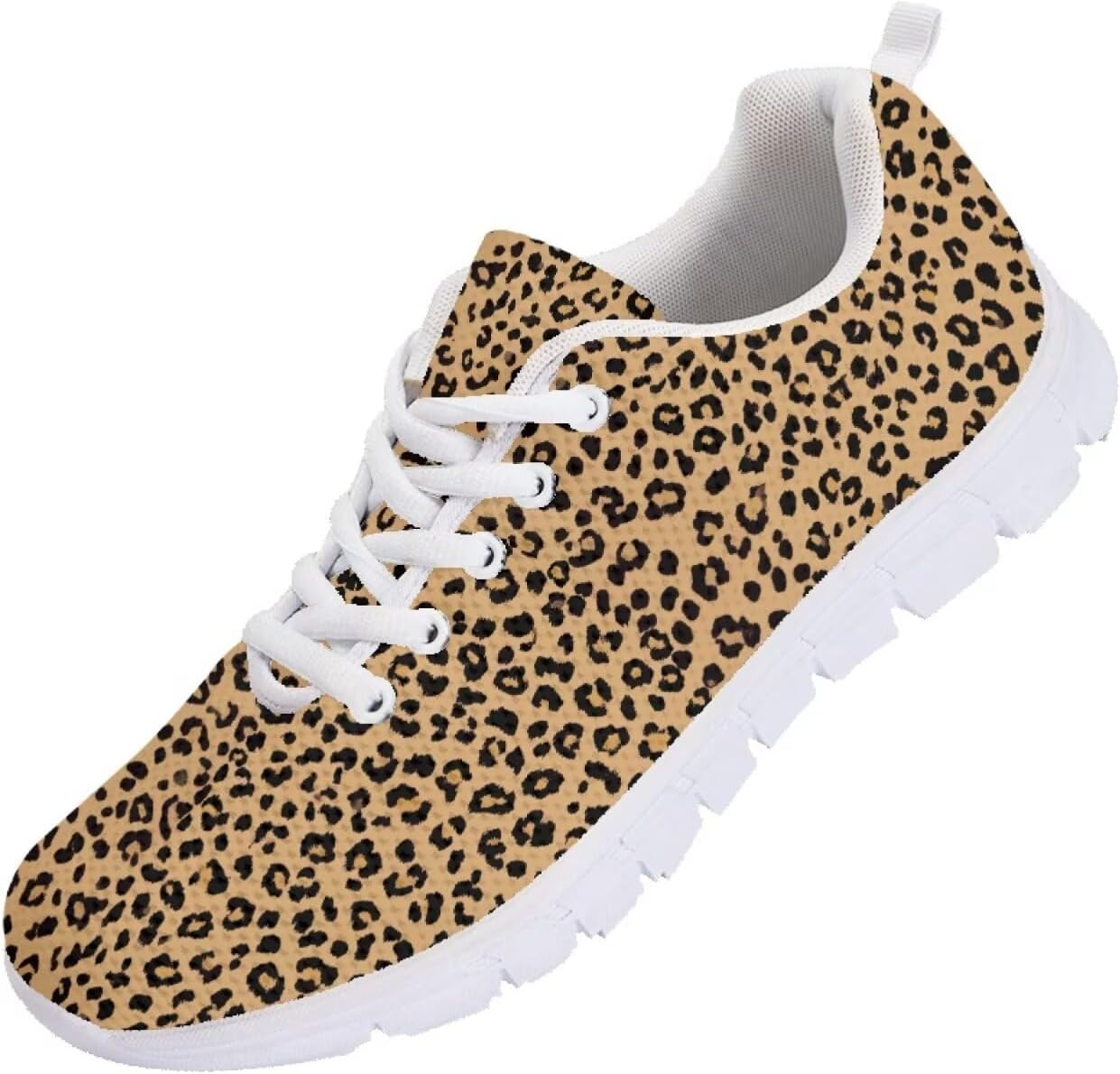 

Мужские кроссовки Funnydude Funny Print для бега, легкие осенние кроссовки, удобная обувь для спортзала, Leopard