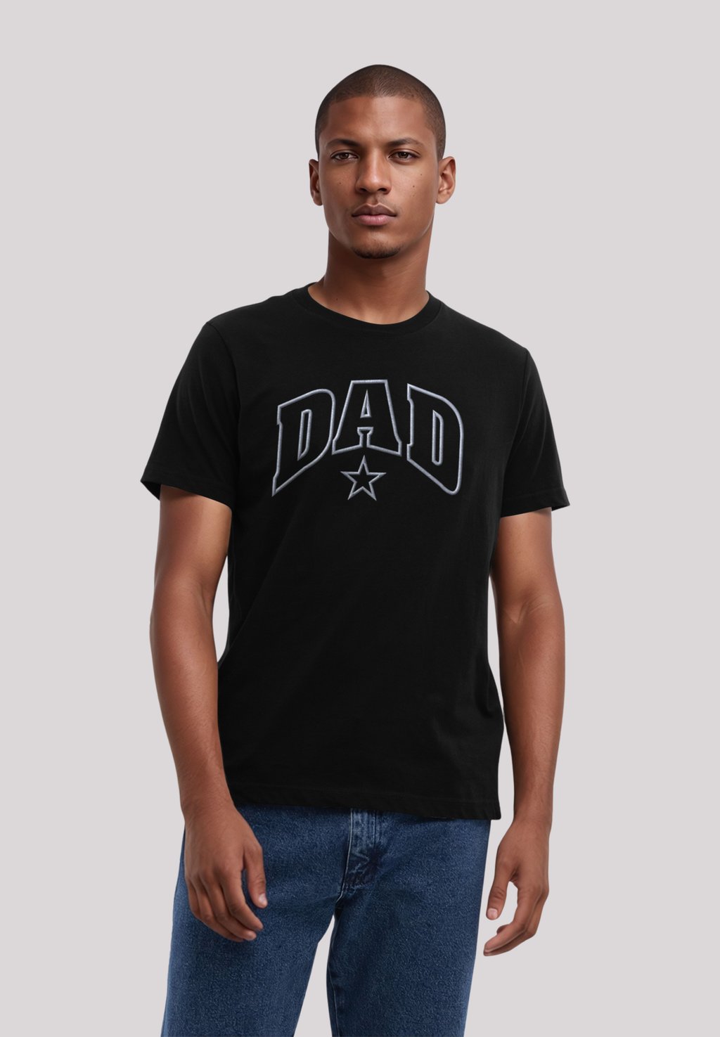 

Футболка с принтом EMBROIDERED F4NT4STIC, черный