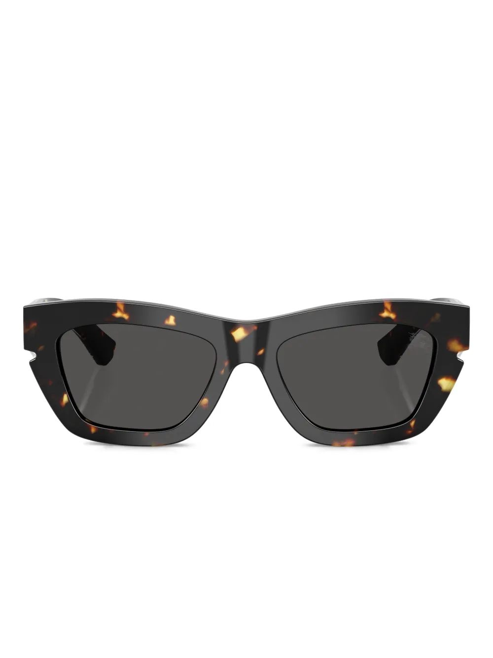 

Солнцезащитные очки в квадратной оправе Burberry Eyewear, коричневый