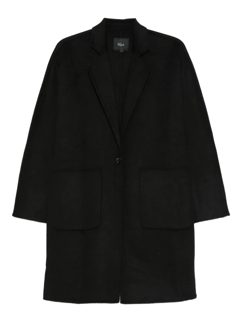 

Однобортное пальто Everest с накладным карманом Rails, черный