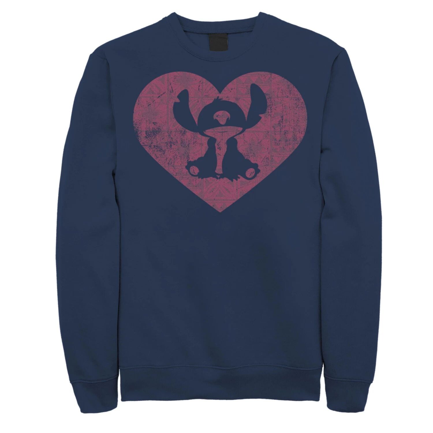 

Мужской свитшот Disney Lilo & Stitch Valentine's Day Heart Stitch