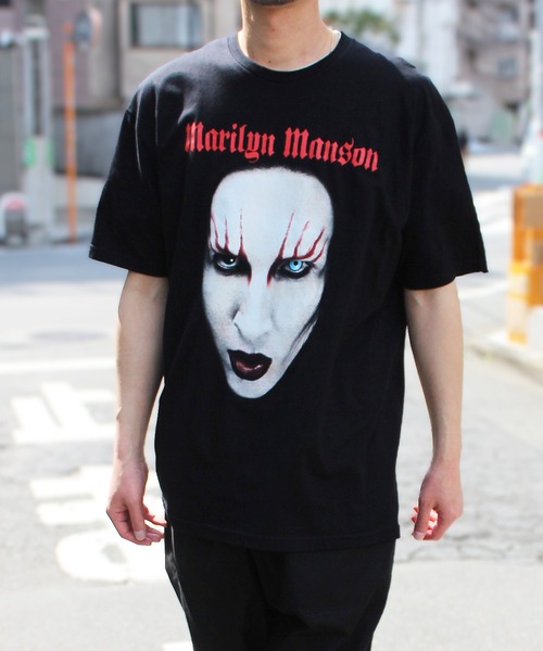 

ROCK-OFF Футболка с коротким рукавом, принт с логотипом бренда, ROCK OFF, черный