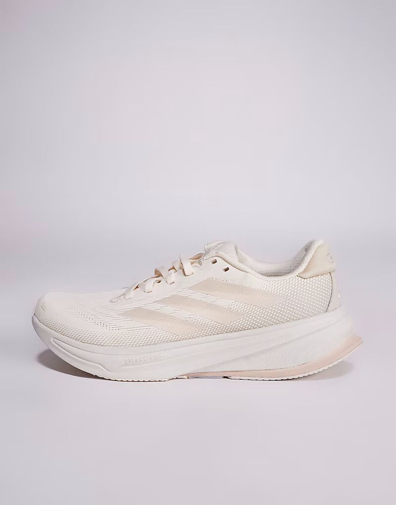 Кроссовки Adidas Running Supernova Rise 2 белого и бежевого цветов — фото 2
