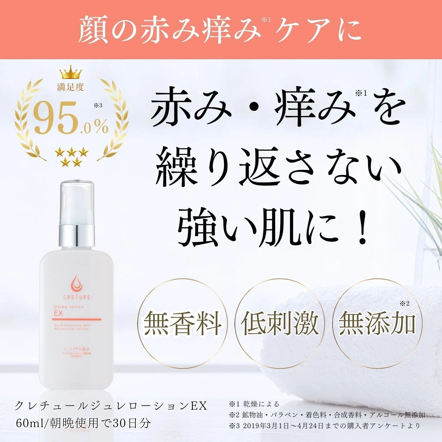 Лосьон Doctor Re9 — Для лица Creture Jelly Lotion EX, , ., гипоаллергенный, 60 мл — фото 2