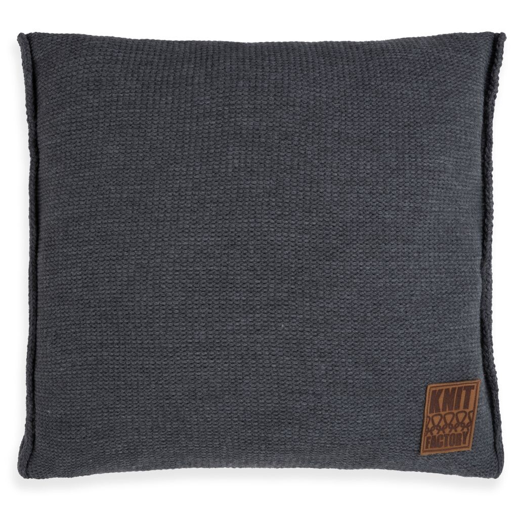 

Подушка Knit Factory Uni - Антрацит - 50x50 см