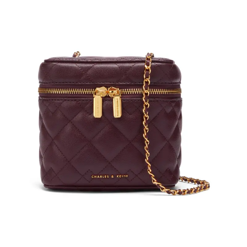 

Charles&Keith Сумка-мессенджер из искусственной кожи, маленький размер, женская, черный/темно-шоколадный/светло-розовый/белый/светло-голубой