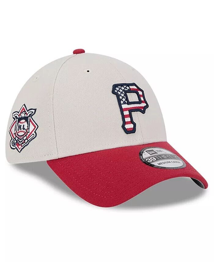 

Мужская красная бейсболка Pittsburgh Pirates 2024 Fourth of July 39THIRTY Flex New Era