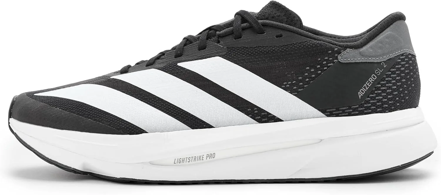 Мужские кроссовки Adidas Adizero SL2, черный/белый/серый — фото 4