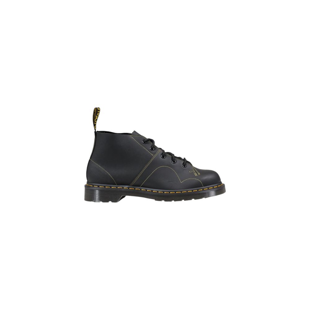 

Черные кожаные ботинки Dr. Martens, черный