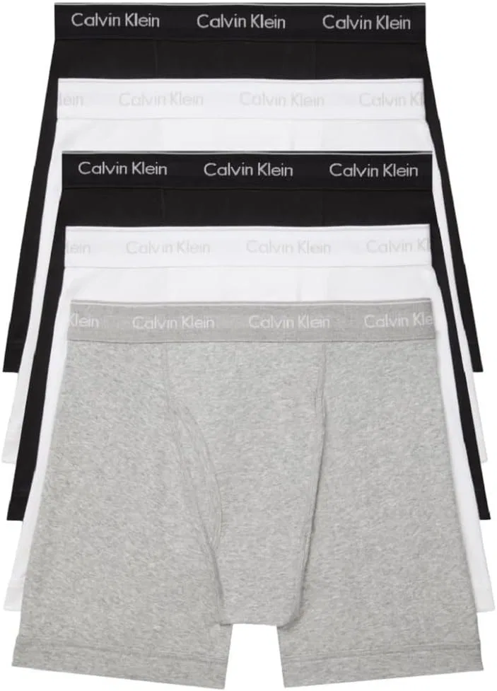 Боксеры Calvin Klein, черный, белый, серый