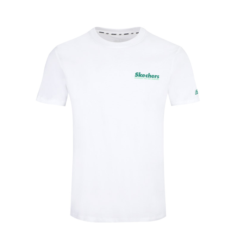 

Skechers Футболка Unisex Bright White 0019, Белый, Skechers Футболка Unisex Bright White 0019