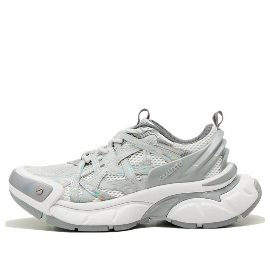 

Кроссовки KAALIXTO Chunky 'Silver White', серебряный