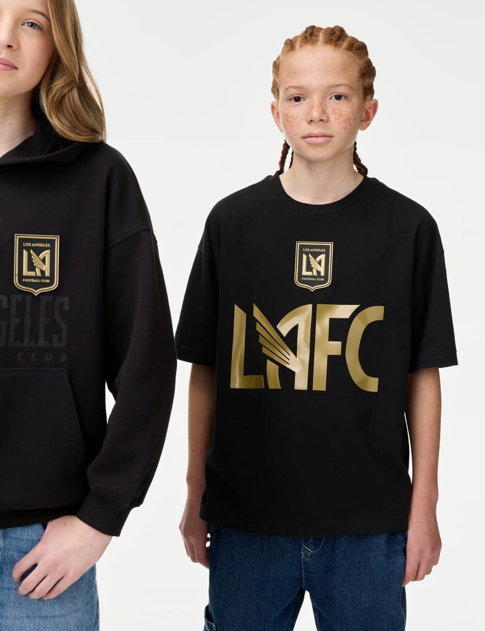 

Футболка LA Galaxy из чистого хлопка Marks & Spencer, черный