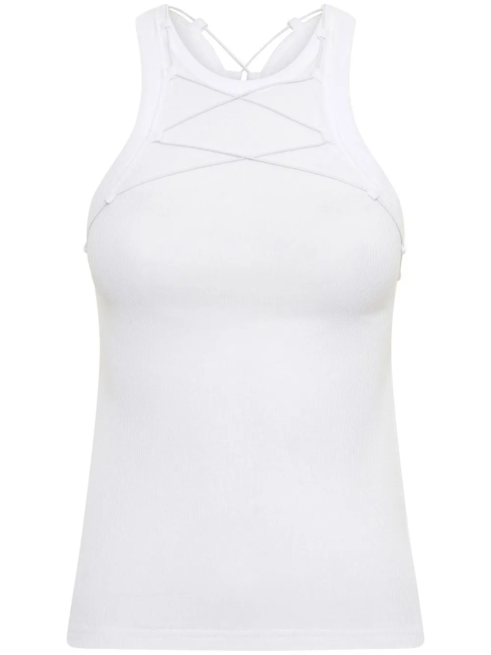 

Топ Lock с кулиской Dion Lee, белый