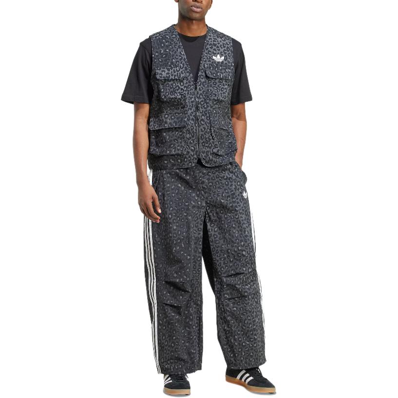 Брюки спортивные Parachute SS25 LEO TRACKSUIT BOTTOMS мужские Adidas Originals, черный — фото 2