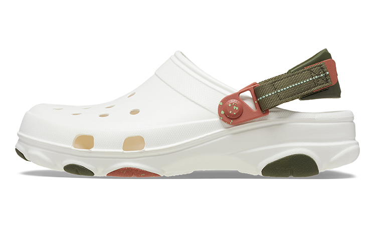 Кроссовки All Terrain 'Белый Зеленый' Crocs, Мел