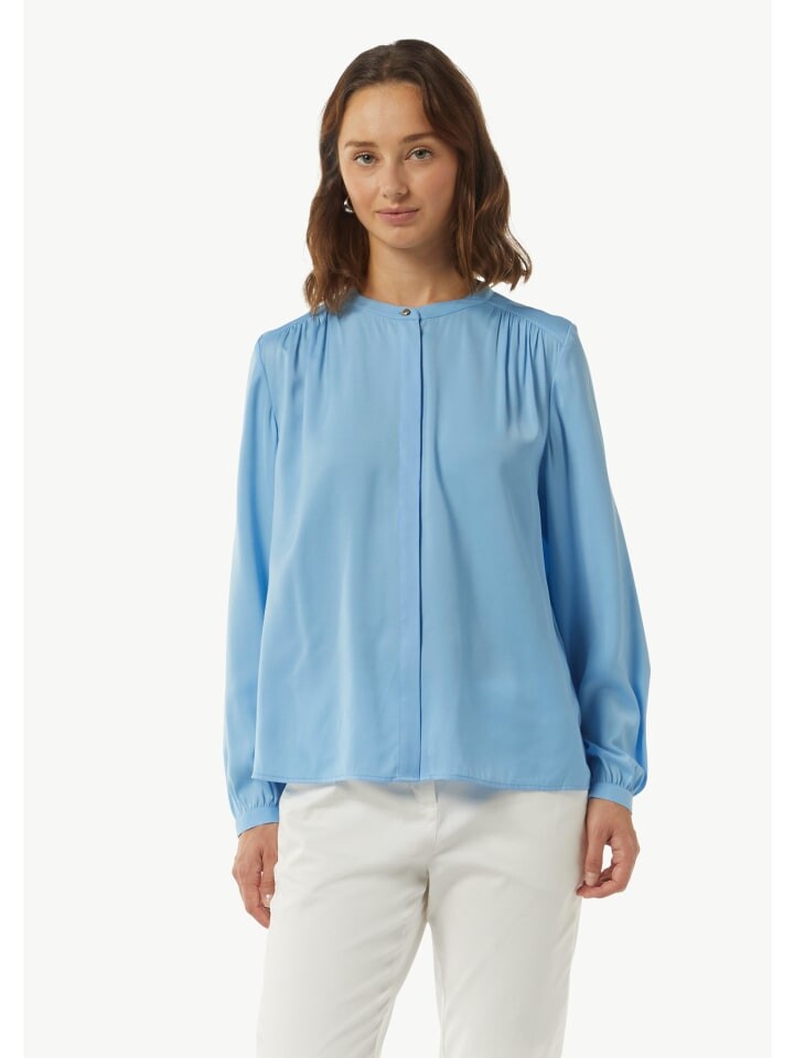 

Блуза comma Bluse langarm, синий