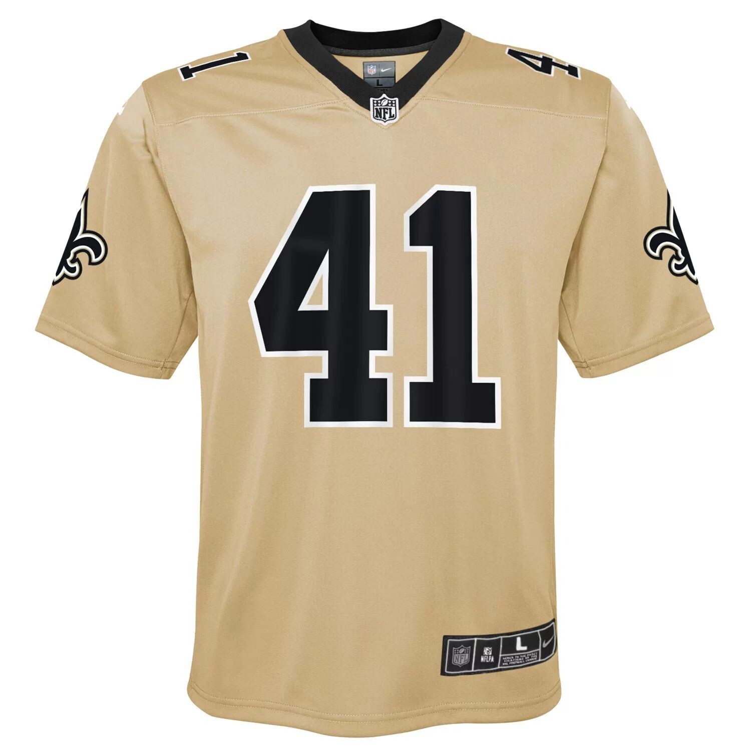 Молодежная футболка Nike Alvin Kamara Gold New Orleans Saints Inverted Team Game Nike — фото 2