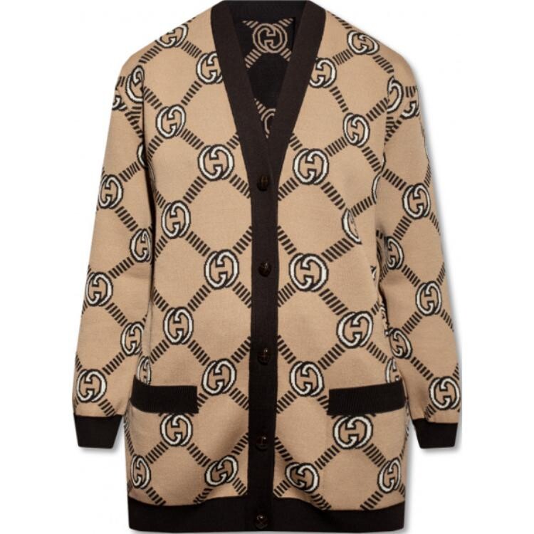 

Кардиган женский Gucci, коричневый / черный