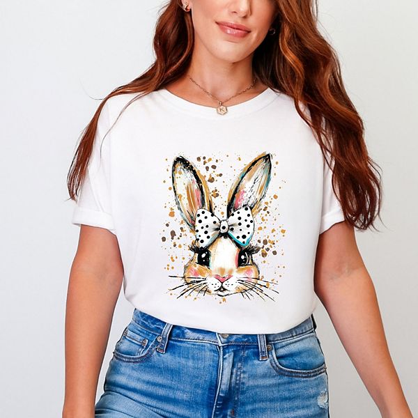 

Футболка Coquette bunny dot bow garment dyed Simply Sage Market, Зеленый, Футболка Coquette bunny dot bow garment dyed Simply Sage Market
