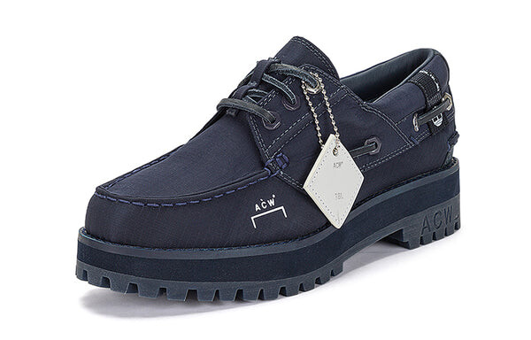 Кроссовки x a cold wallwaterproof authentic 3 eye boat shoe 'navy' Timberland, синий — фото 3