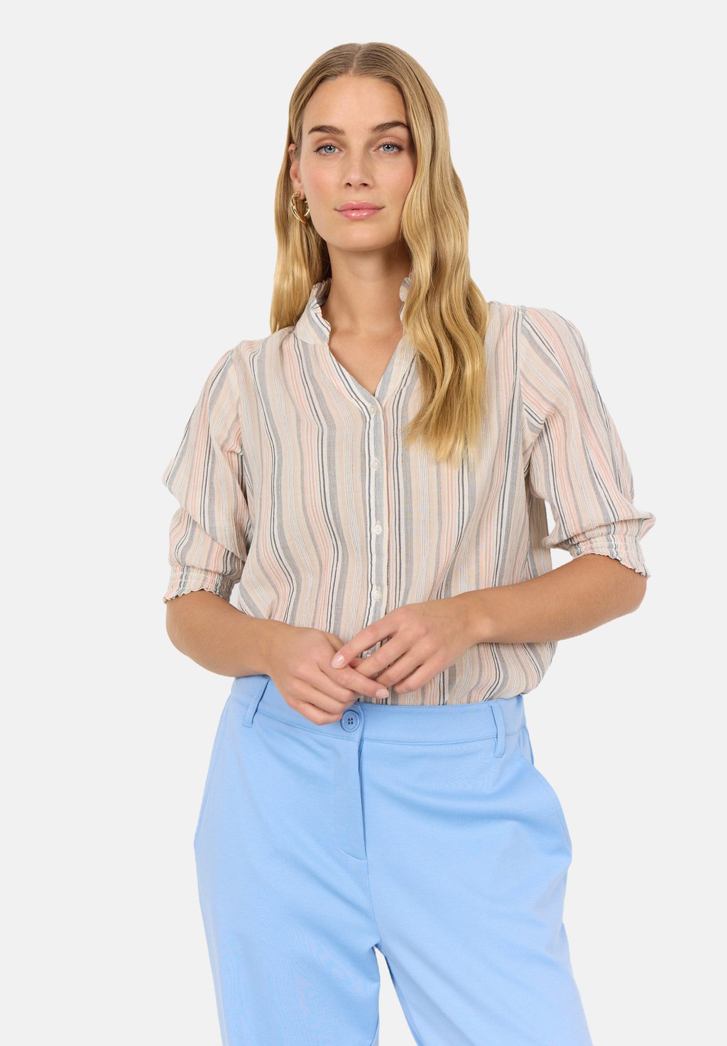 

Блузка на пуговицах SC-PATTI 1 Soyaconcept, розовый