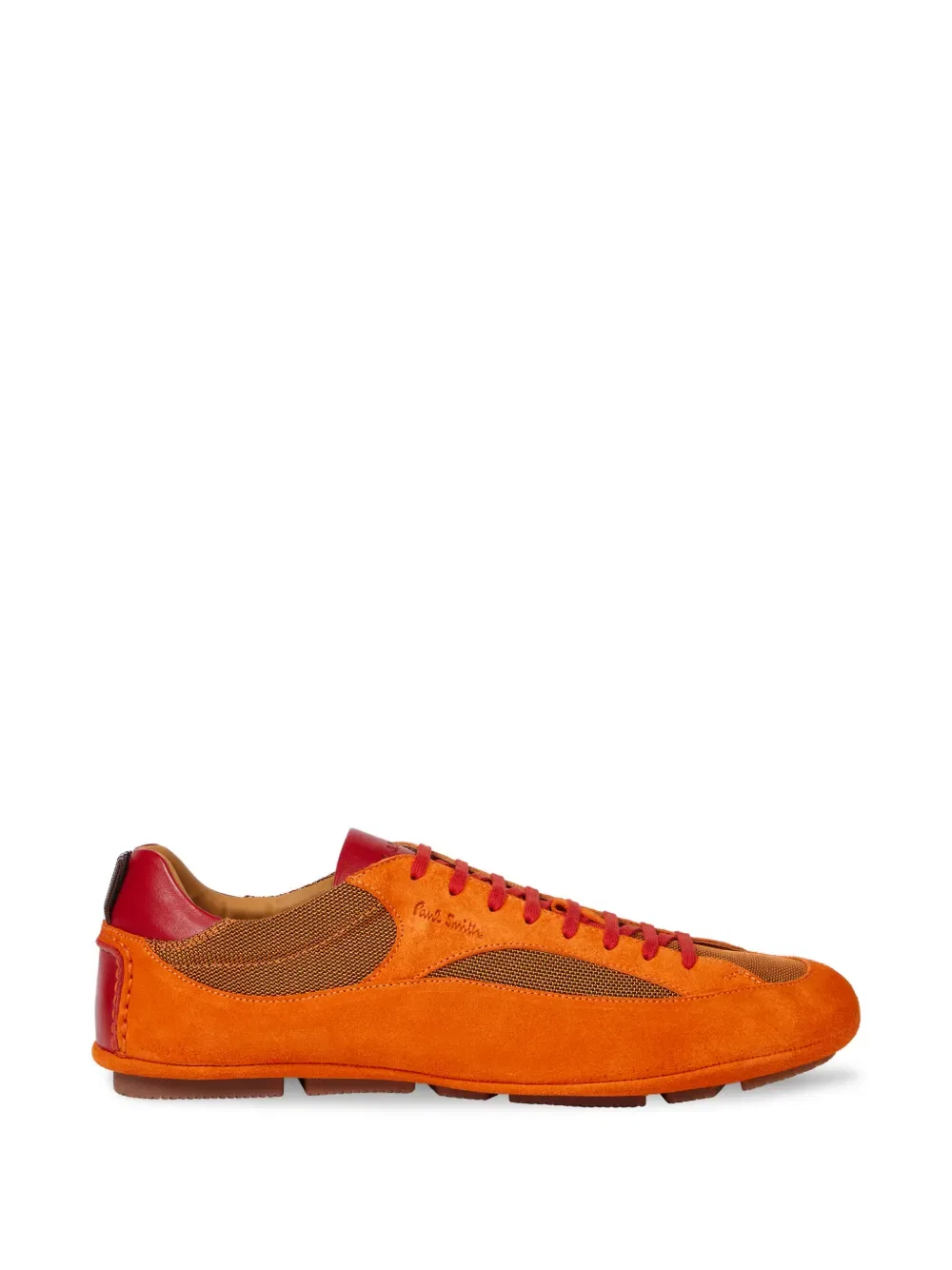Кроссовки Marini на шнуровке Paul Smith, оранжевый