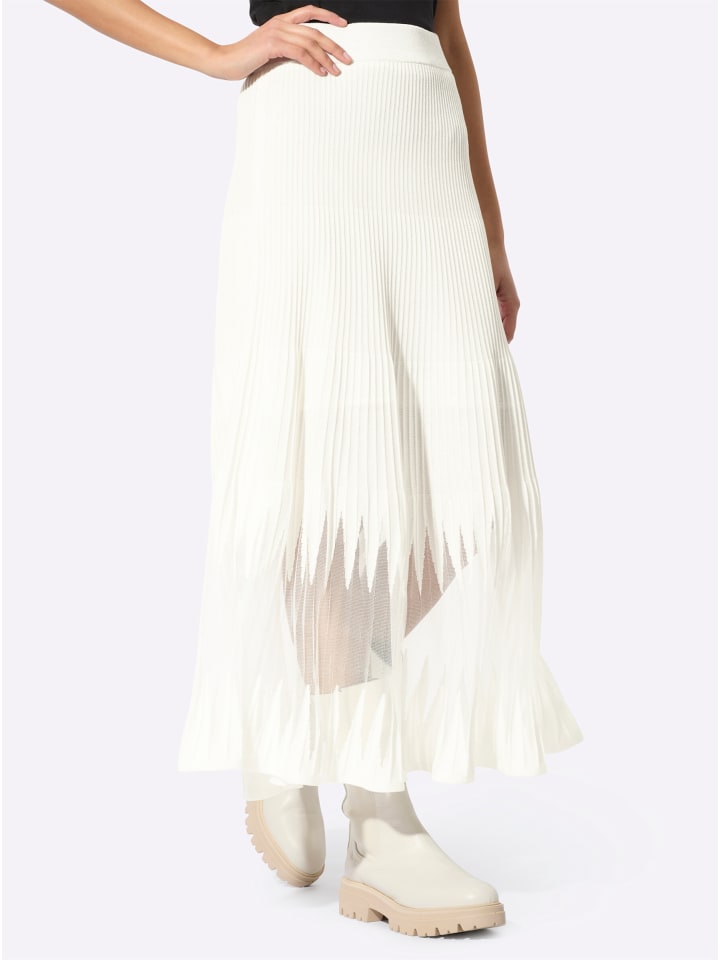 

трикотажная юбка цвета экрю creation L