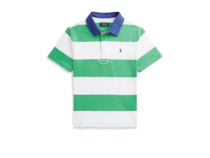 Рубашка регби поло с полосками хлопок Polo Ralph Lauren Kids, Blue/White