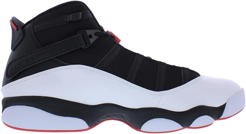 Мужские кроссовки Nike Air Jordan 6 Rings, черный/красный — фото 2
