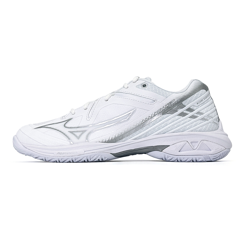 

Mizuno Вейв Клоу 3 Уайд 'Уайт Пейджент Блю' в цвете Айвори Уайт, цвет Ivory White