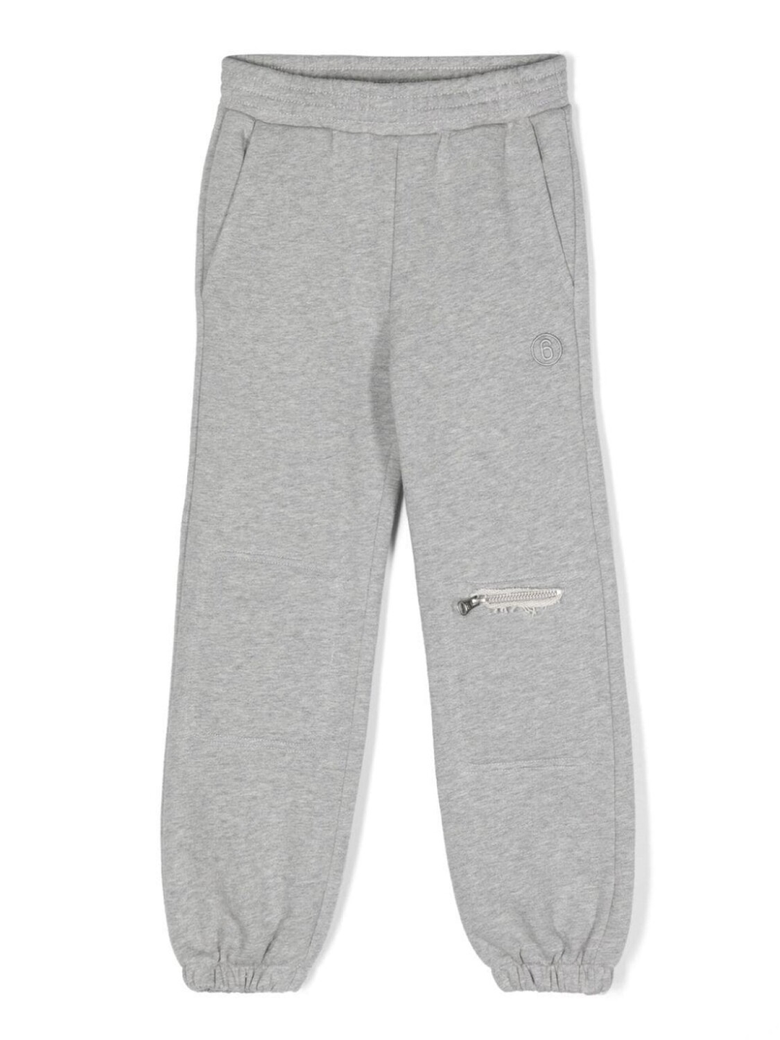 

MM6 Maison Margiela Kids спортивные брюки с молнией, серый