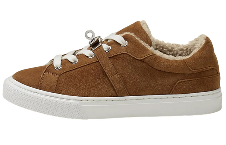 Кроссовки Hermes Stylish Skateboarding, коричневый/белый