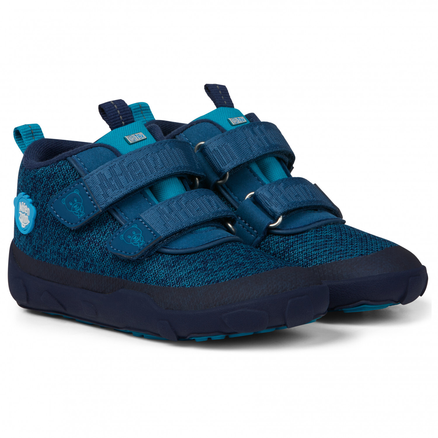 

Кроссовки Affenzahn Happy Smile Knit Lowboot Bär, синий
