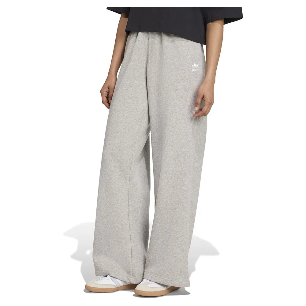 

Брюки adidas Originals Essentials Wide Leg Fleece, серый