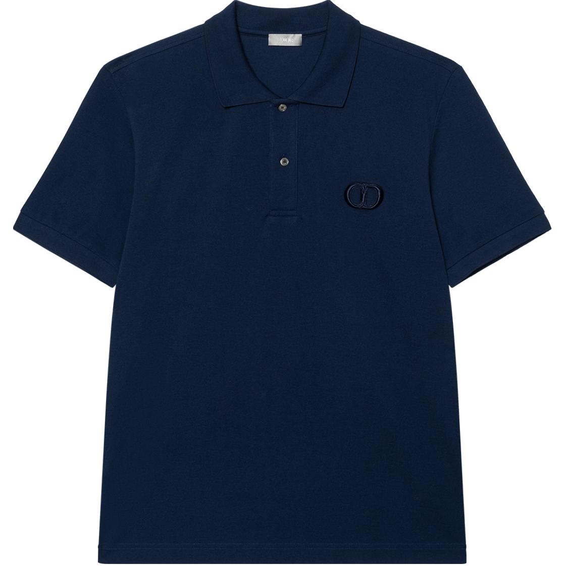 

Рубашка-поло с вышивкой CD Icon DIOR, Marine Blue